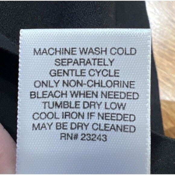 Gabrielle Union NY&Co Womens Black Sheath Dress Flutter Sleeve V Neck Sz S Small - Picture 10 of 12